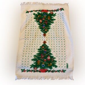 Vintage Cannon Christmas Holiday Kitchen Bath Hand Towel OS